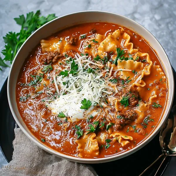 Lasagna Soup with Italian Sausage recipe